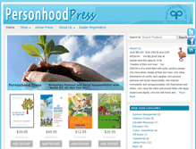 Tablet Screenshot of personhoodpress.com